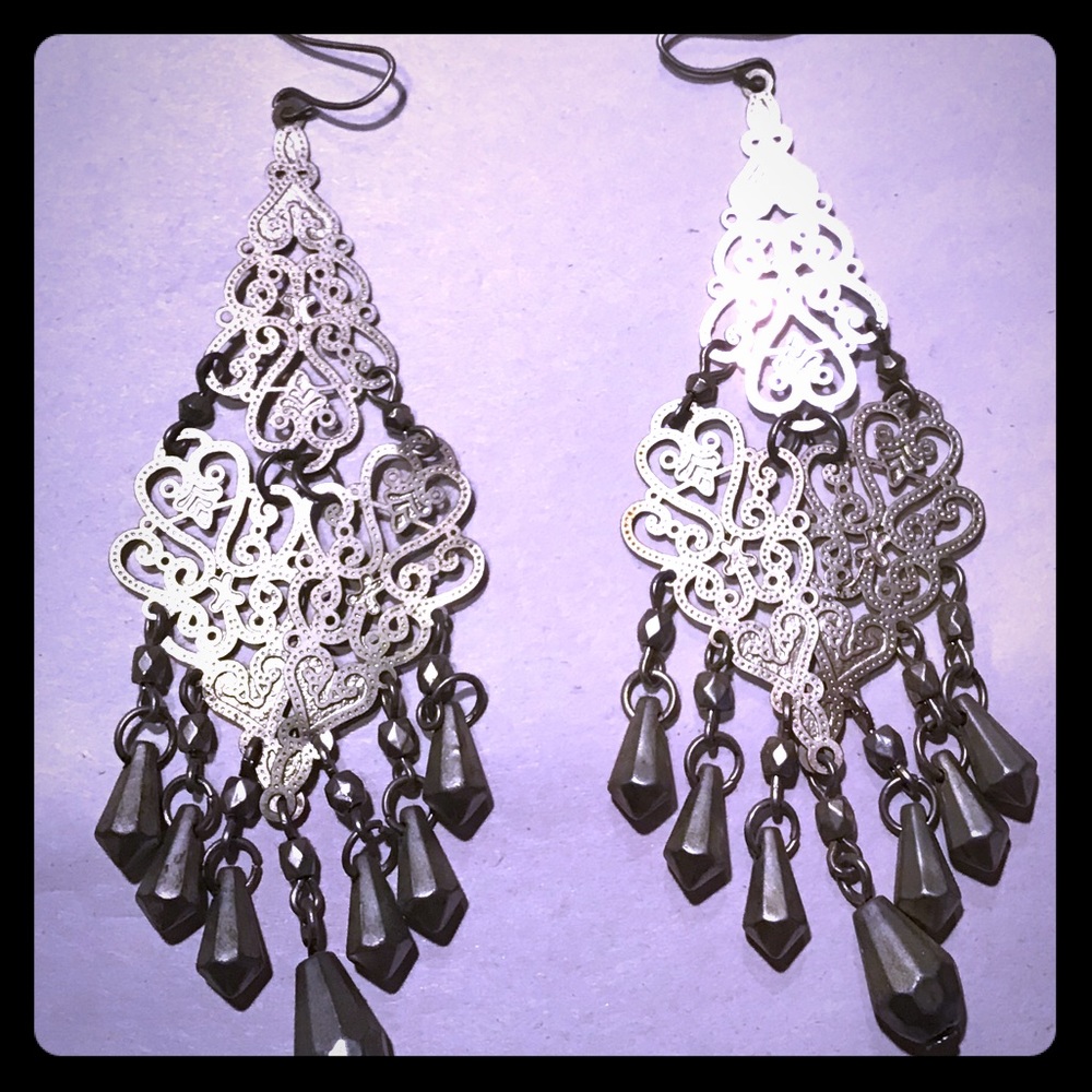 Long beautiful earrings